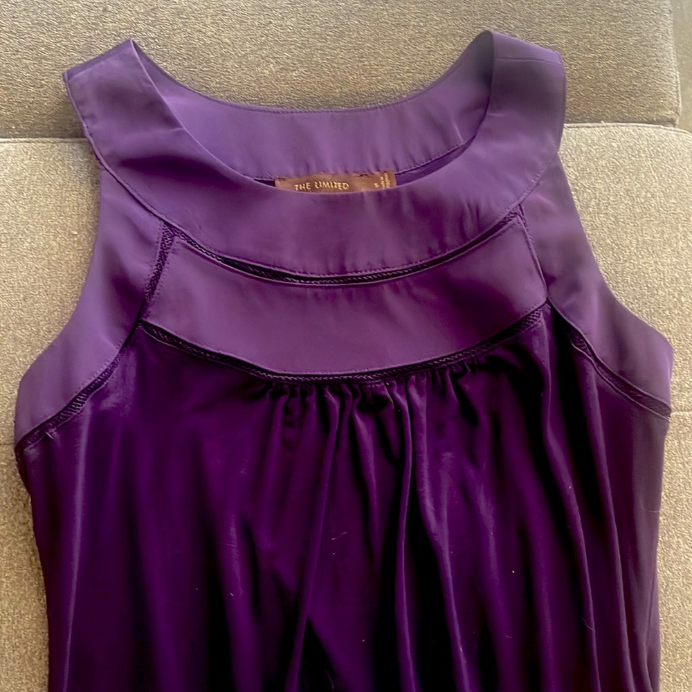 Royal Purple Dress Top